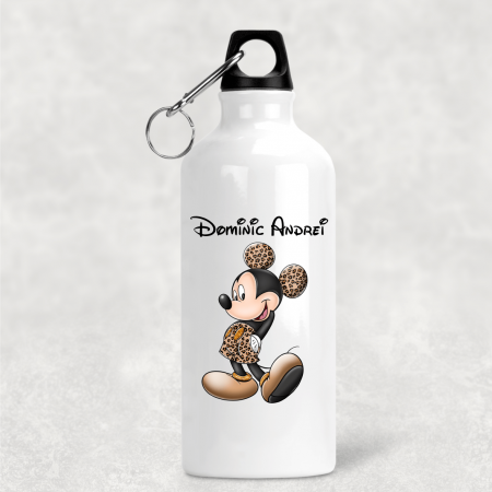 Bidoane de apă - Bidon de apă personalizat - Mickey - Leopard - Nume