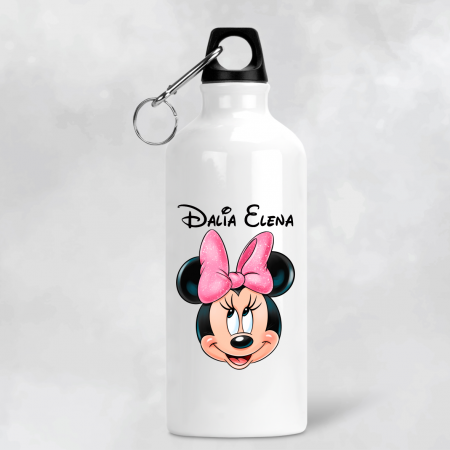 Bidoane de apă - Bidon de apă personalizat - Minnie - Pink - M9