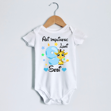 Body-uri - Body personalizat aniversare - Girafă