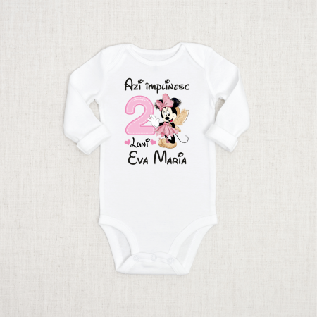 Body-uri - Body personalizat - Aniversare - Nume - Minnie