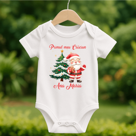 Crăciun - Body personalizat Crăciun - Moș Crăciun - Model 17