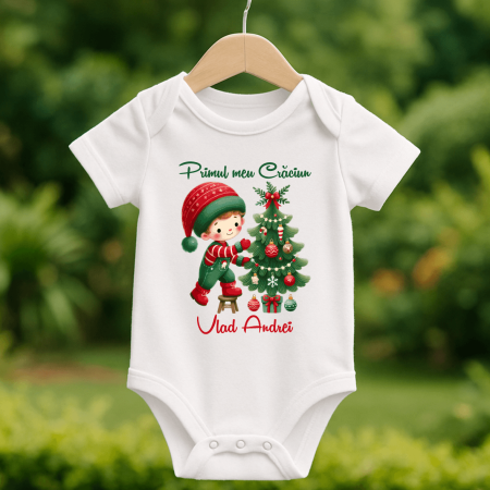 Crăciun - Body personalizat Crăciun - Primul meu Crăciun - Model baiețel - Model 20