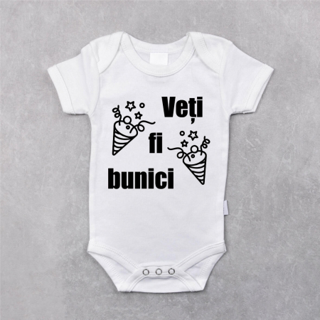 Body-uri - Body personalizat cu mesaj - Veți fi bunici