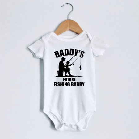 Body-uri - Body personalizat - Daddy's future fishing buddy