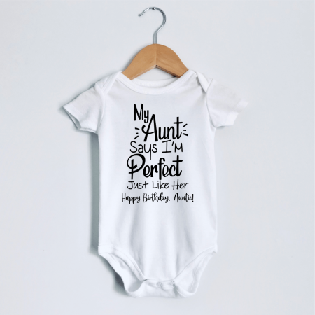 Body-uri - Body personalizat - Happy birthday, Auntie!