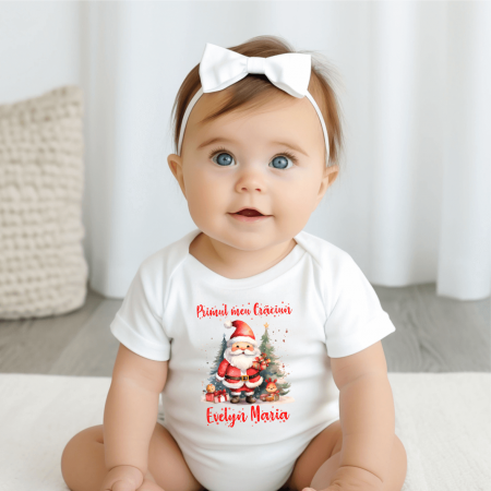 Body-uri bebe personalizate - Body personalizat  - Moș Crăciun - M3