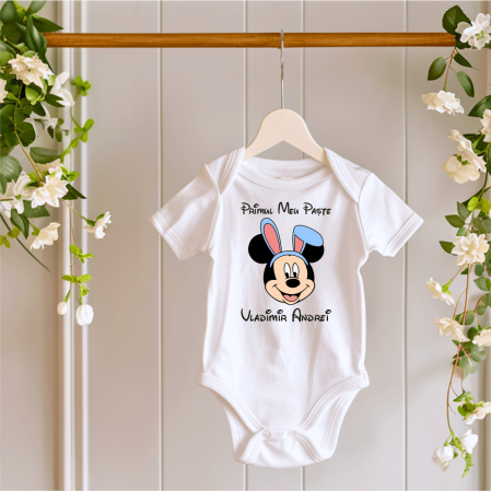 Body-uri personalizate Paște - Body personalizat Paște - Mickey - Model 2
