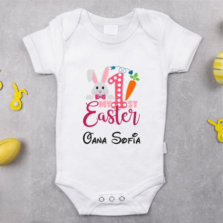 Paște - Body personalizat Paște -  Model Fetiță