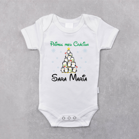 Body-uri bebe personalizate - Body personalizat - Primul Meu Crăciun