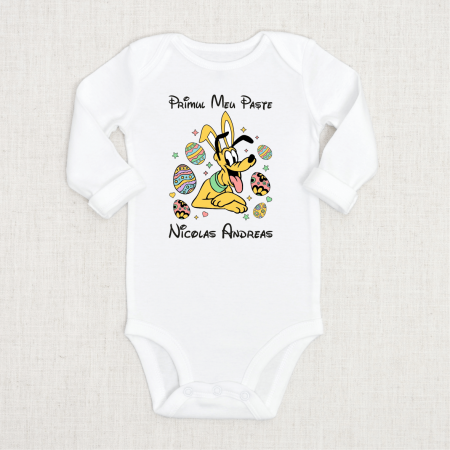 Body-uri personalizate Paște - Body personalizat - Primul meu Paște - Pluto