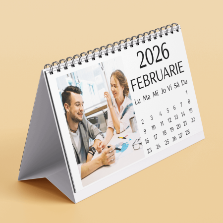 Calendar de birou personalizat cu 2 poze - M2 [2]