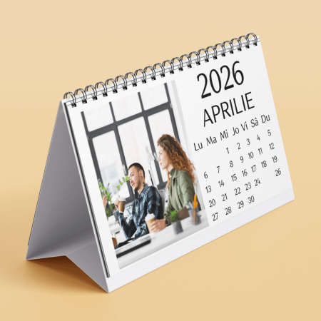 Calendar de birou personalizat cu 2 poze - M2 [4]