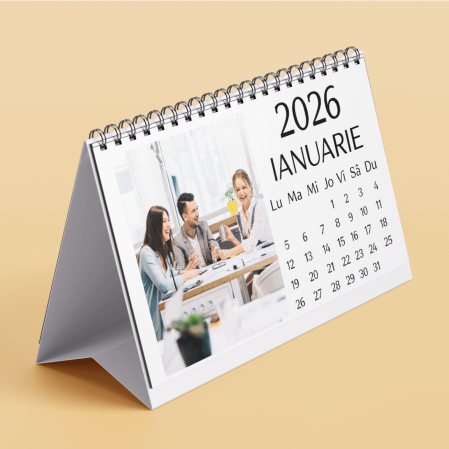 Calendar de birou personalizat cu 2 poze - M2 [1]