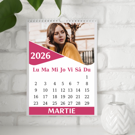 Calendar de perete personalizat cu 3 poze - M2 [3]