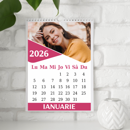 Calendar de perete personalizat cu 3 poze - M2 [1]