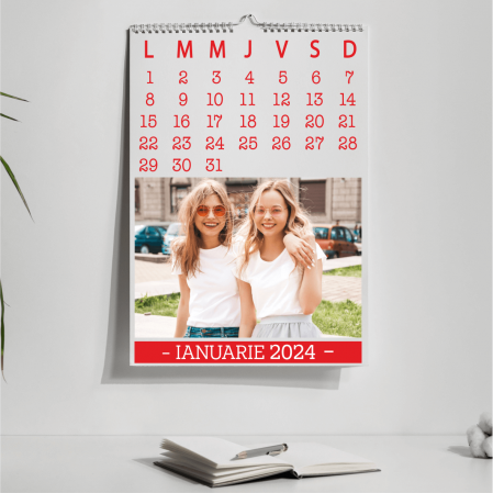 Calendar personalizat cu poze și mesaj - Model 2 [1]