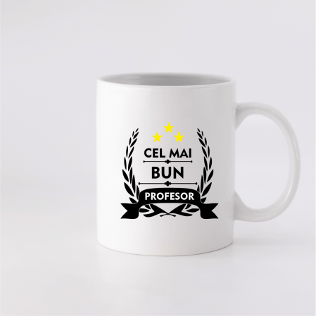 Cani personalizate - Cană personalizată cu text - Cel mai bun Profesor