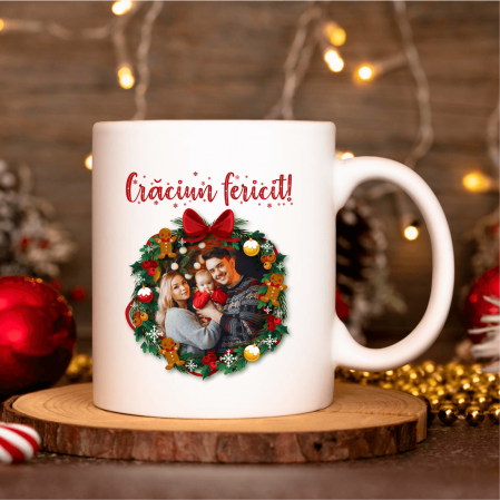 Căni personalizate - Cană personalizată - Crăciun - Poză și mesaj