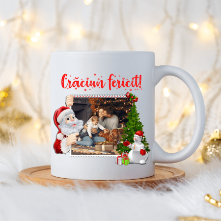 Căni personalizate - Cană personalizată - Crăciun - Text - Poză