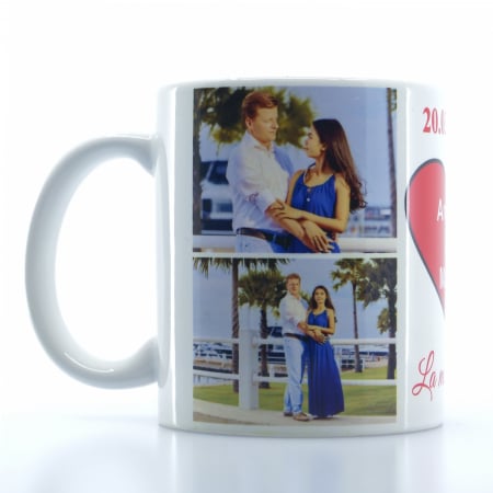 Cani personalizate - Cană personalizată cu 4 poze și nume