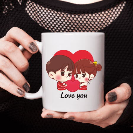 Cani personalizate - Cană personalizată cu mesaj - LOVE