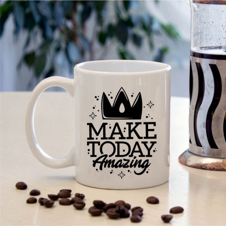 Cani - Cană personalizată cu mesaj - Make today Amazing