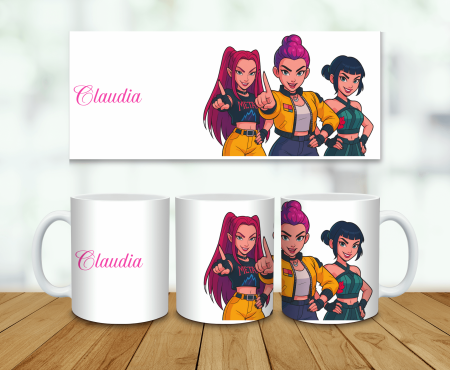 Căni personalizate - Cană personalizată cu nume - K-pop Demon hunters - M7