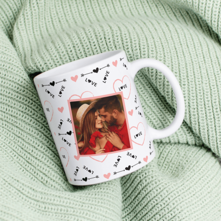 Căni personalizate - Cană personalizată cu poză - LOVE - M2