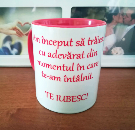 Cană personalizată cu o poză și text [2]