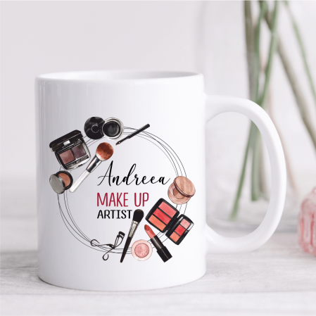 Căni personalizate - Cană personalizată - Make up artist - Nume