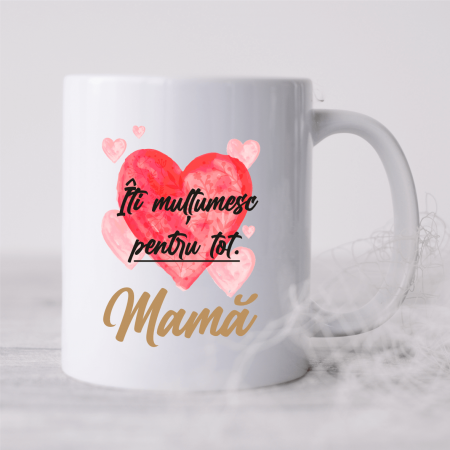 Căni personalizate - Cană personalizată - Mulțumesc mamă