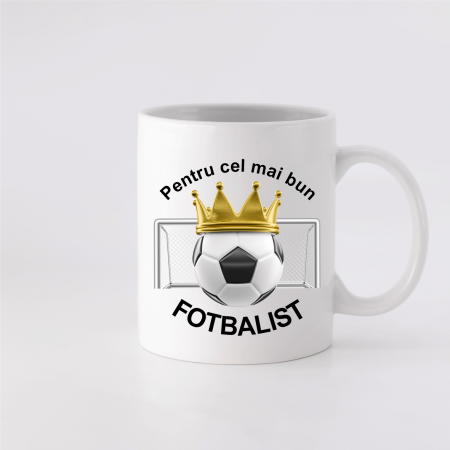 Cani personalizate - Cană personalizată - Pentru cel mai bun fotbalist
