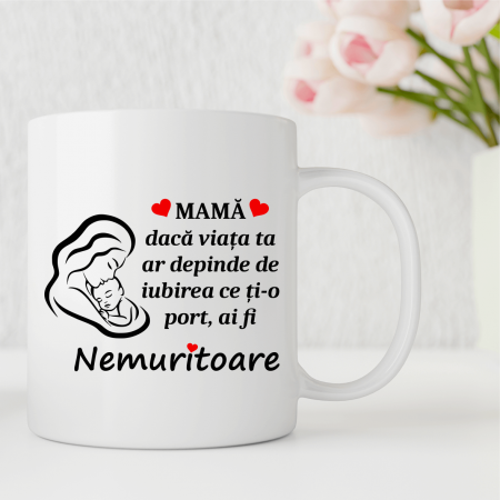 1-8 Martie - Cană personalizată - Pentru Mamă