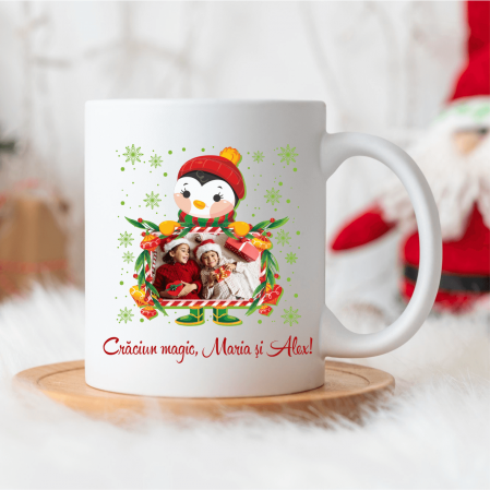 Căni personalizate - Cană personalizată - Pinguin