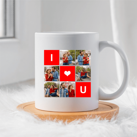 Căni personalizate - Cană personalizată - Poze - I love you