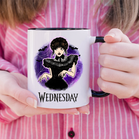 Cani colorate - Cană personalizată - Wednesday - Model 1