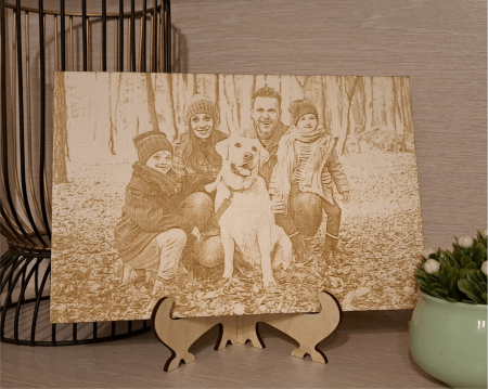 Alte cadouri personalizate - Fotogravură pe lemn - Poză