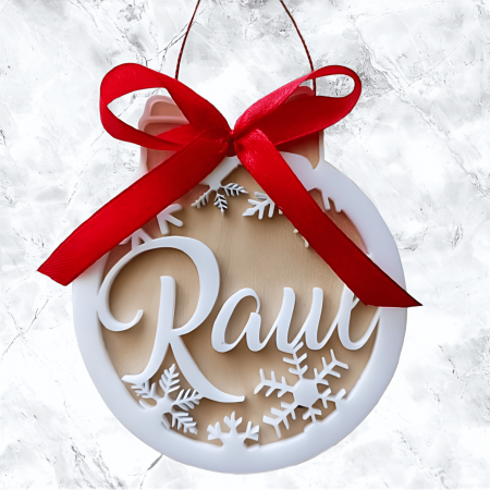 Globuri personalizate - Glob personalizat cu nume - Fulgi