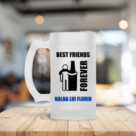 Halbe de bere - Halbă de bere personalizată - Best friends