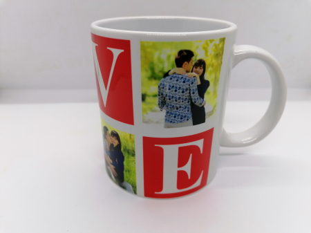 Cană personalizată cu 4 poze - LOVE [3]
