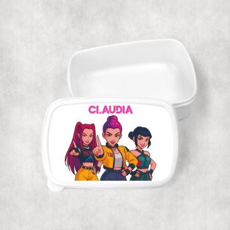 Lunch box-uri personalizate - Lunch box personalizat cu nume - K-pop Demon hunters - M2