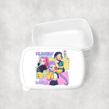 Cadouri pentru copii - Lunch box personalizat cu nume - K-pop Demon hunters - M3
