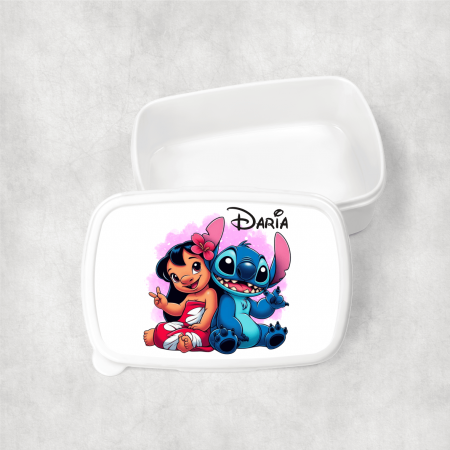 Lunch box-uri personalizate - Lunch box personalizat cu nume - Lilo si Stitch