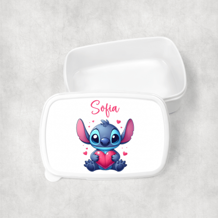 Lunch box-uri personalizate - Lunch box personalizat cu nume - Stitch - M5