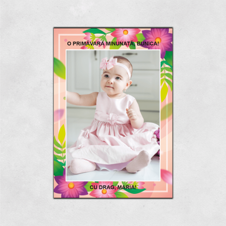 Magneți mărțișor personalizați - Magnet mărțișor personalizat - Model 13