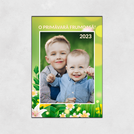 1-8 Martie - Magnet mărțișor personalizat - Model 5