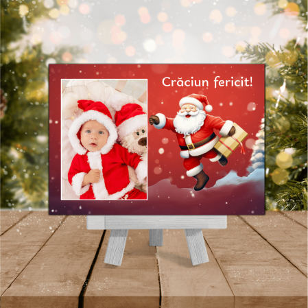 Magneți personalizați - Magnet personalizat Crăciun - Moș Crăciun - M6