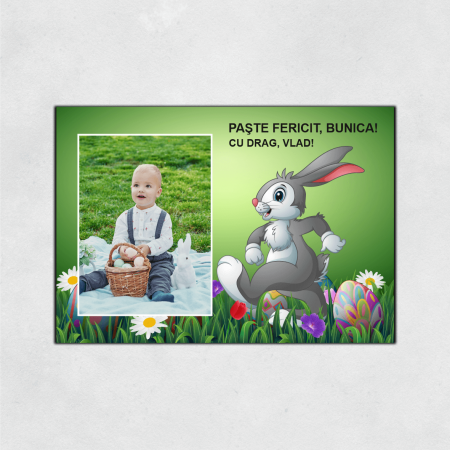 Magneți personalizați Paște - Magnet personalizat Paște - Model 12