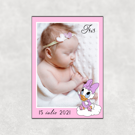 Botez - Mărturie magnet botez - Baby Daisy