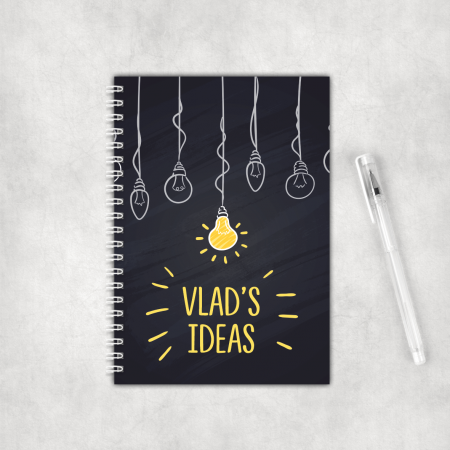 Notebook-uri personalizate - Notebook personalizat - Bright Ideas